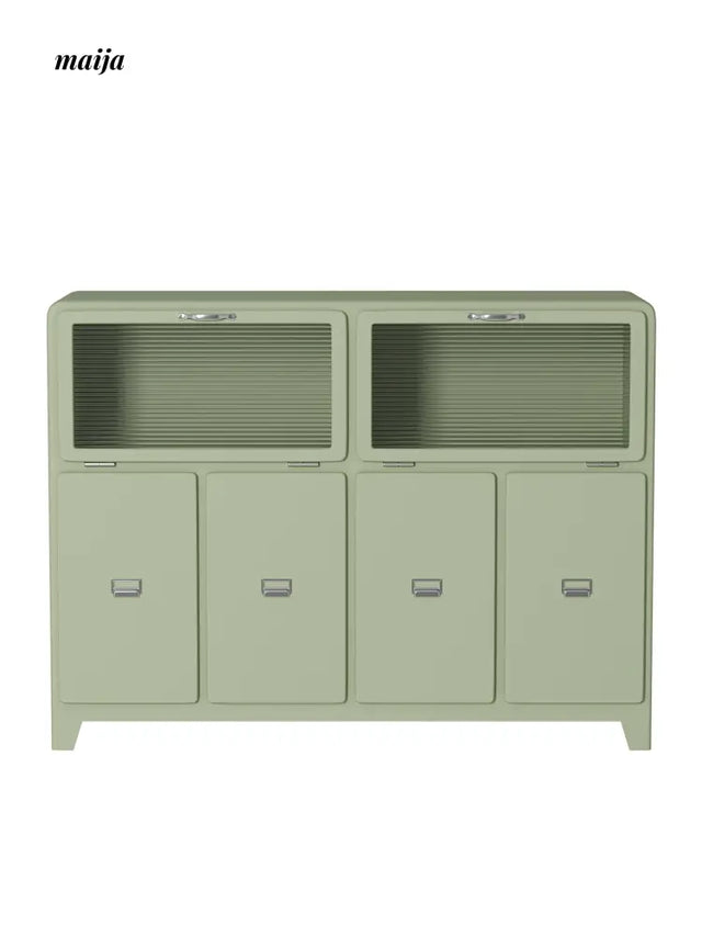 GUJI Retro Coffee Cabinet for Multifunctional Storage from GUJI