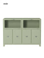 GUJI Retro Coffee Cabinet for Multifunctional Storage from GUJI