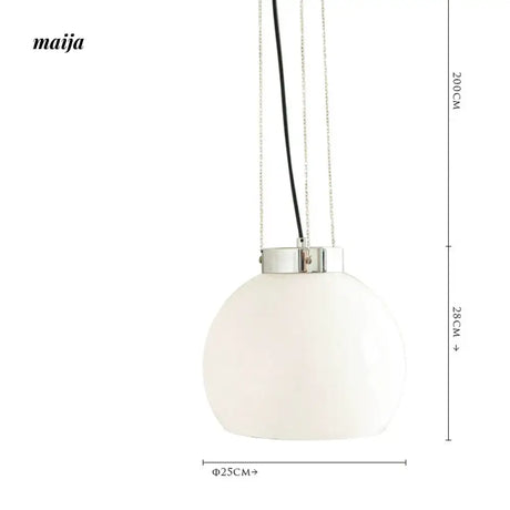 LYNN Retro Orange Ceiling Lamp from Lynn's Lamp
