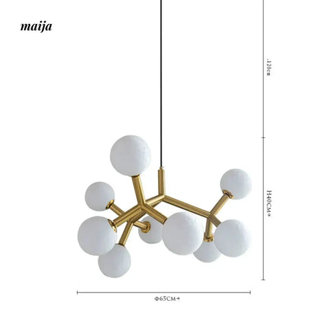 LYNN Moon Creative Ceiling Lamp from Lynn's Lamp