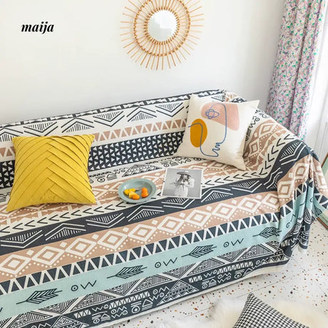 MAN YUE HOME Bermian Wind Sofa Blanket with Towel Cover from MAN YUE HOME
