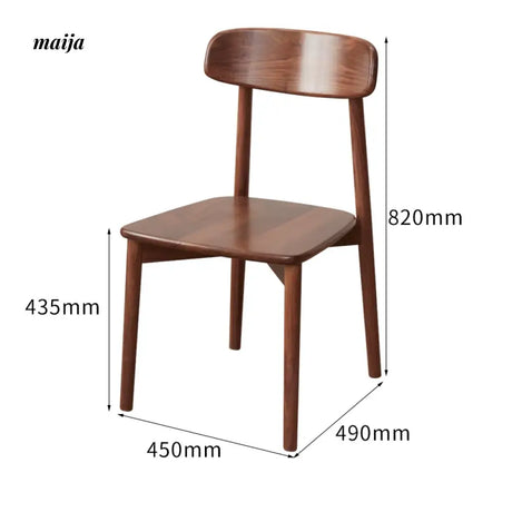XIXI Lachlan Cherry Wood Dining Chair from XIXI