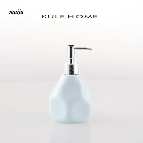 KULE HOME Rock Ceramic Lotion and Shower Gel Container from KULE HOME