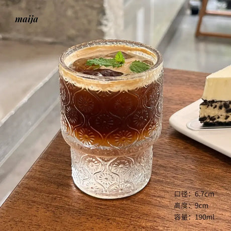 BANKE Vintage Relief Stackable Glass from BANKE