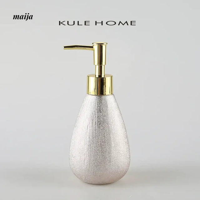 KULE HOME Minimalist Ceramic Hand Sanitizer Bottle from KULE HOME