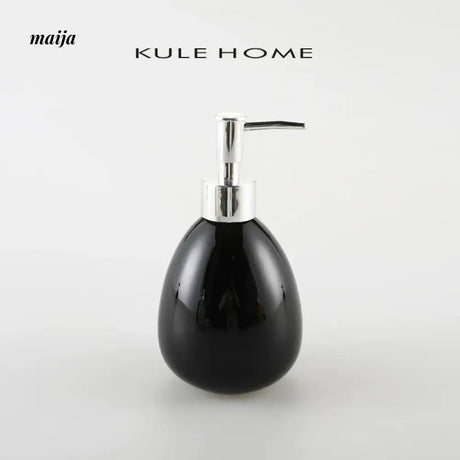KULE HOME Ceramic Lotion Bottle with Sponge Base from KULE HOME