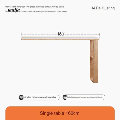 Dante Solid Wood Extendable Dressing Table from AI