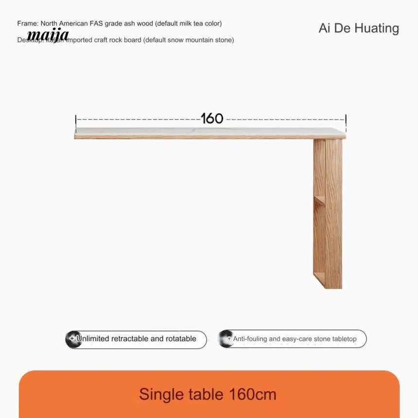 Dante Solid Wood Extendable Dressing Table from AI