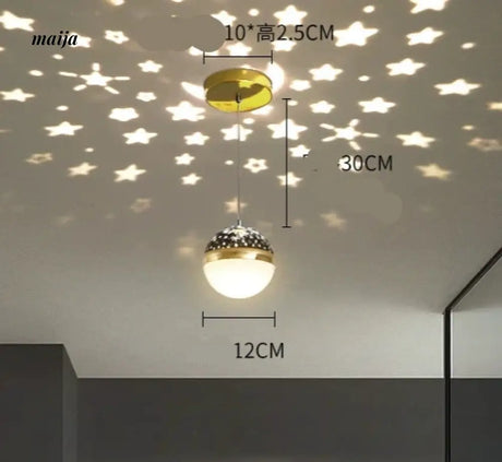 GVG Moon and Star Corridor Ceiling Light from GVG