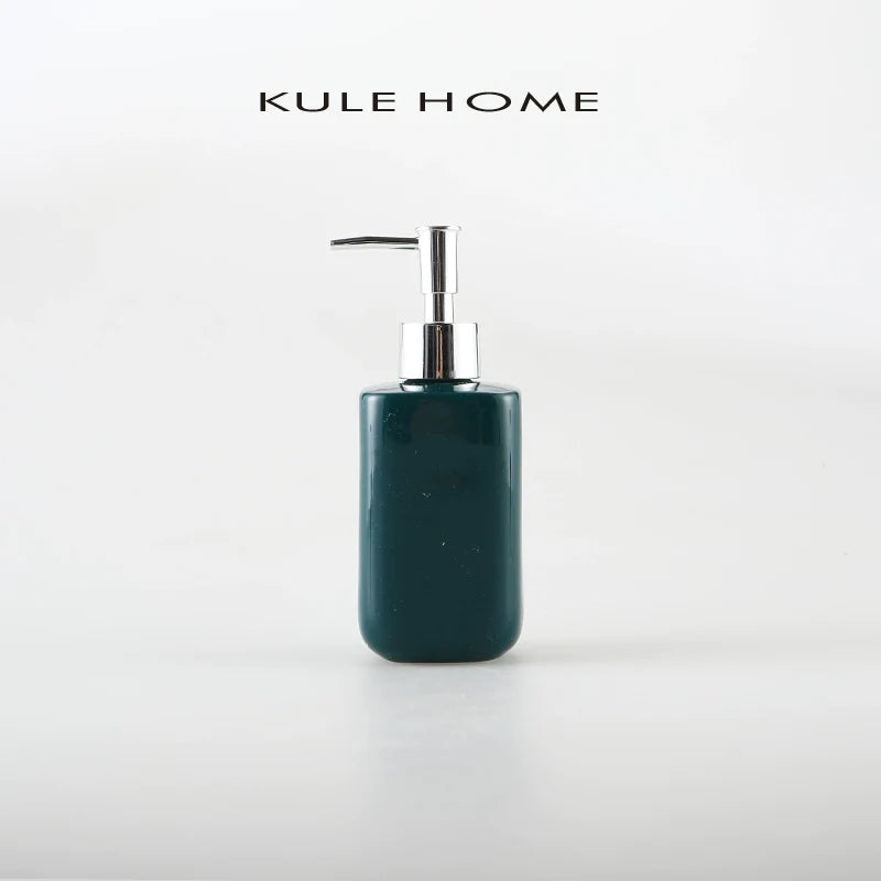 KULE HOME Vintage Ceramic Hand Sanitizer and Lotion Bottle from KULE HOME