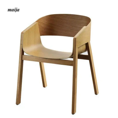 MIKA Armrest Solid Wood Designer Chair from MIKA