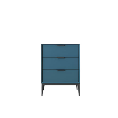LINYUE Astrid Nordic Solid Wood Four-Drawer Retro Cabinet from LINYUE