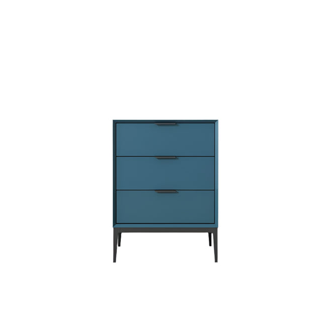 LINYUE Astrid Nordic Solid Wood Four-Drawer Retro Cabinet from LINYUE