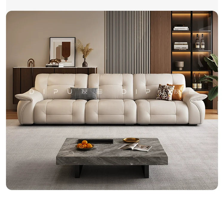 DIPU Nikolaj Cream Cowhide Sofa from DIPU
