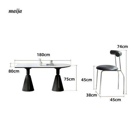 DOSMARS Lucas Small Rock Board Table from DOSMARS