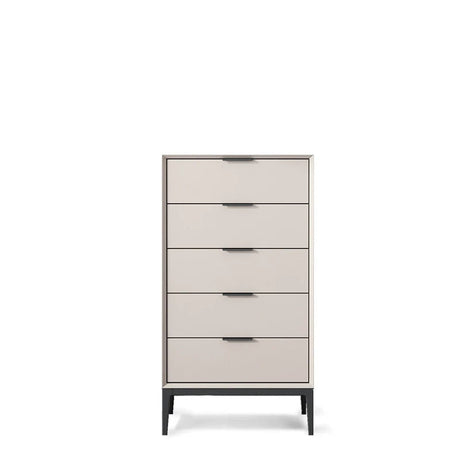 LINYUE Astrid Nordic Solid Wood Four-Drawer Retro Cabinet from LINYUE