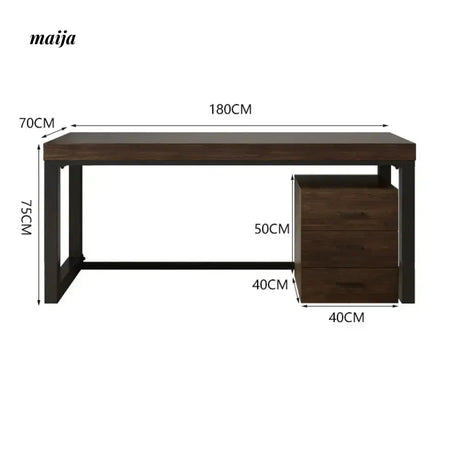 SUNX Minimalist Solid Wood Office Desk from SUNX