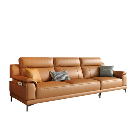 DIPU Tanner Cream Leather Sofa from DIPU