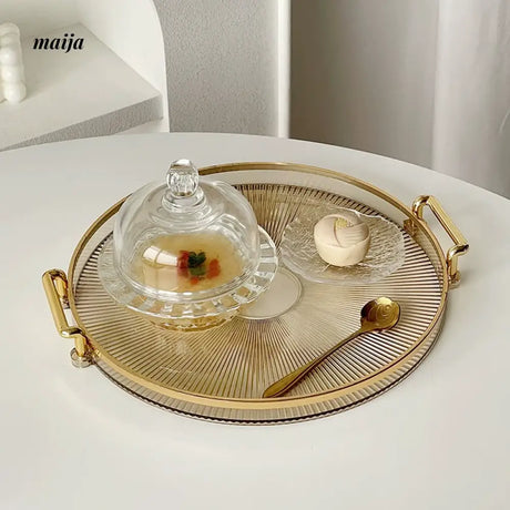 BANKE Transparent Bird's Nest Glass Bowl with Lid from BANKE