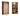 MEIHOUSE Medieval Rattan Glass Door Bedroom Wardrobe Modern Storage from MEIHOUSE