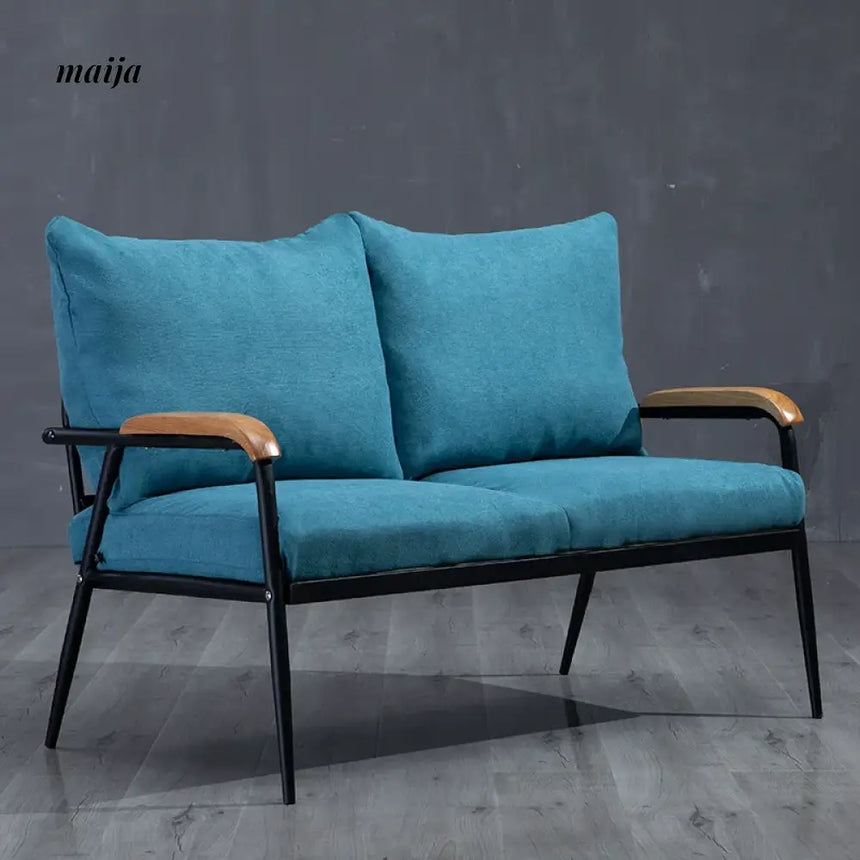 ANJI CHENJI Scandinavian Natural Wood Double Sofa from ANJI CHENJI