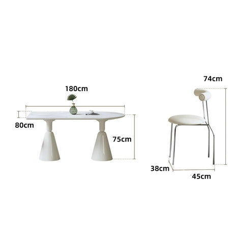 DOSMARS Oliver Nakajima Rectangular Dining Table from DOSMARS