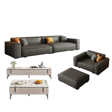 DIPU Keenan Cream Block Light Luxury Sofa from DIPU
