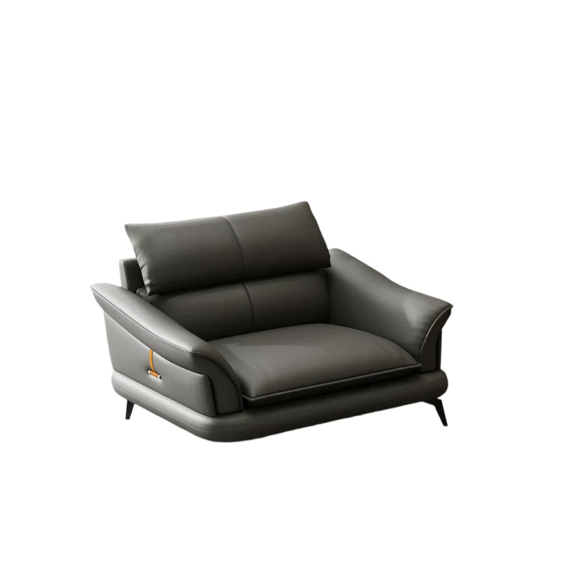 DIPU Hugh Minimalist Leather Modern Sofa from DIPU