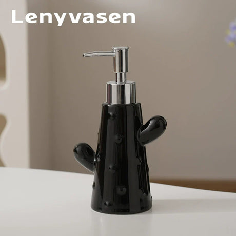 LENYVASEN Iris Ceramic Shower Gel Bottle from LENYVASEN