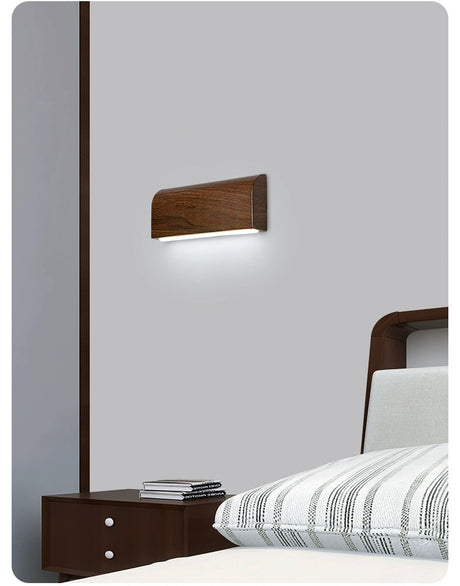 MOKUKOZUOMEI Walnut Wood Wall Lamp from maija