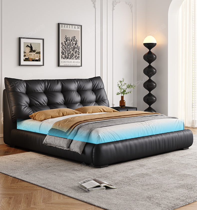 DIPU Loretta Modern Atmospheric Leather Bed from DIPU