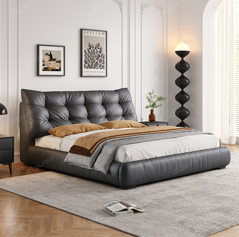 DIPU Loretta Modern Atmospheric Leather Bed from DIPU