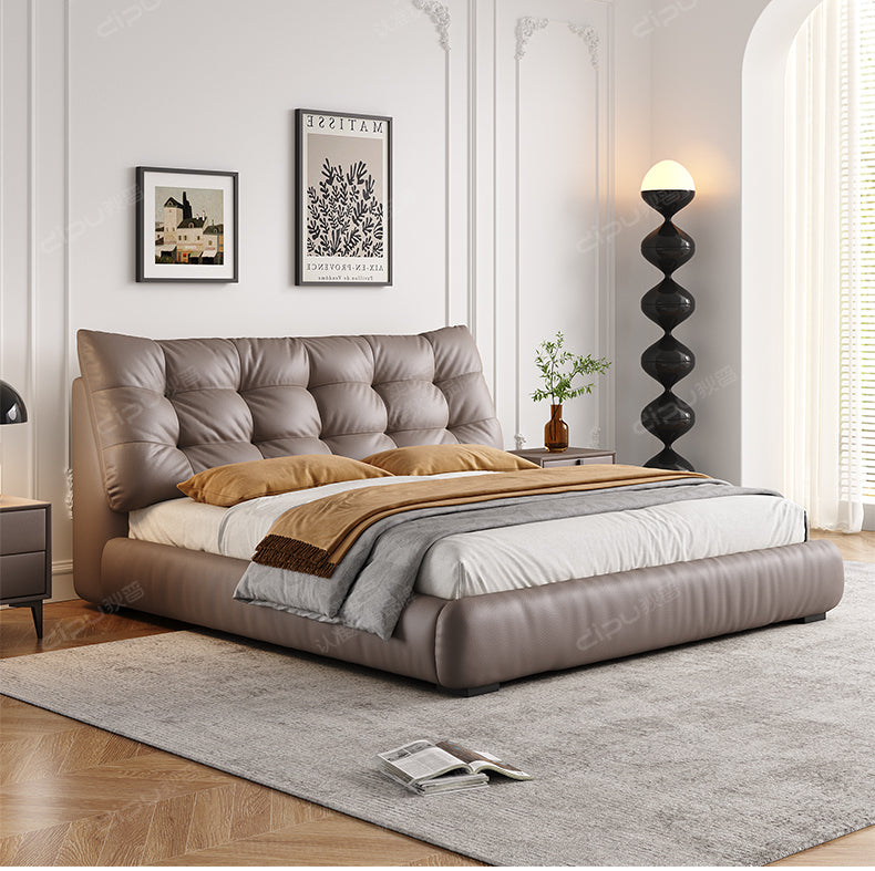 DIPU Loretta Modern Atmospheric Leather Bed from DIPU