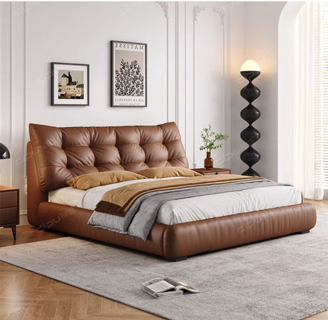 DIPU Loretta Modern Atmospheric Leather Bed from DIPU