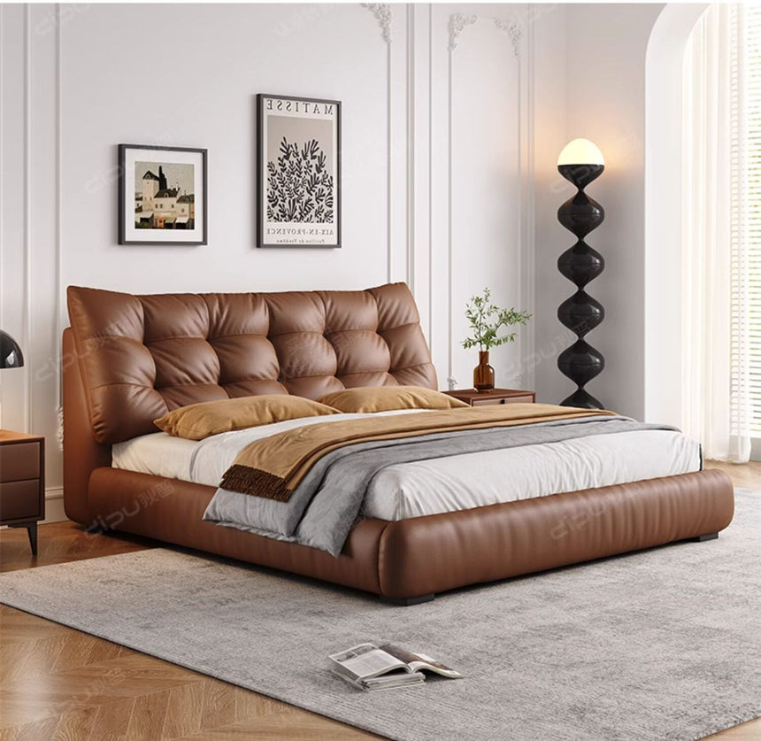 DIPU Loretta Modern Atmospheric Leather Bed from DIPU