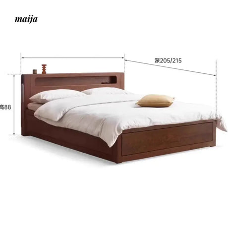 GENJI Elysia Solid Wood Box Bed from GENJI