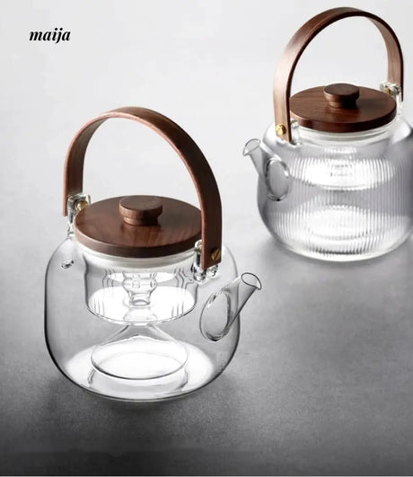 JOTO Heat Resistant Ceramic Electric Pot Double Layer Teapot from JOTO