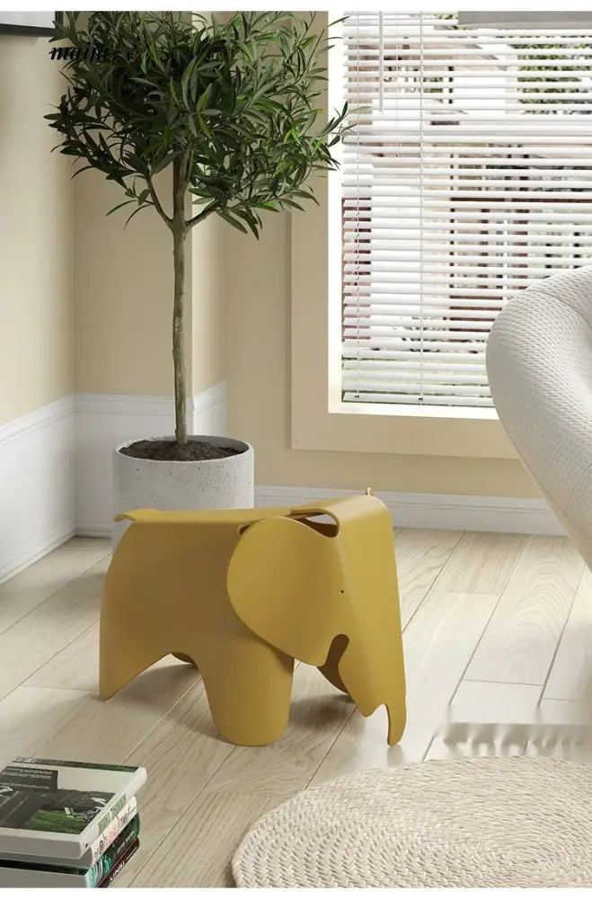LOWERLEFT Decorative Children's Shoes Changing Stool from Lower Left