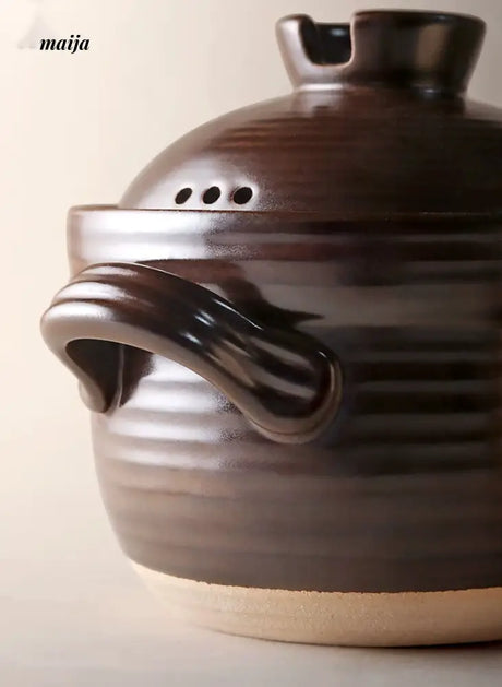 JOTO Double Lid Sand Pot High Temperature Ceramic Cooker from JOTO