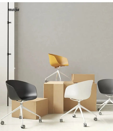 LOWERLEFT Rotating Computer Chair from Lower Left