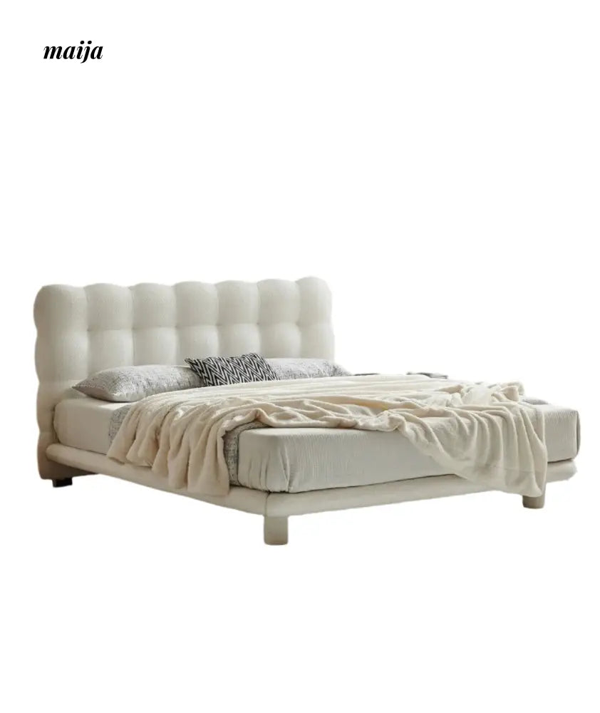 SONMO Cream Modern Cotton Bed French Style from SONMO