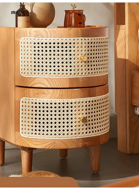 RATTAN CRAFTSMAN Bedside Rattan Cabinet from RATTAN CRAFTSMAN