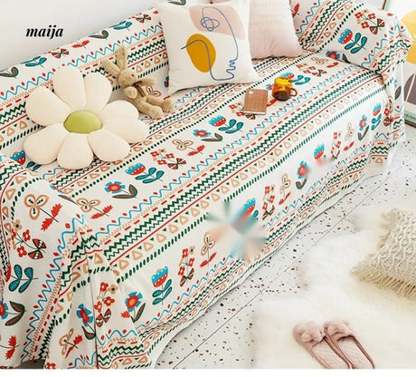 MAN YUE HOME Bermian Wind Sofa Blanket with Towel Cover from MAN YUE HOME