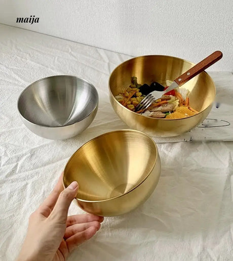 BANKE Stainless Steel Big Tableware Metal Fruit Home Use from BANKE