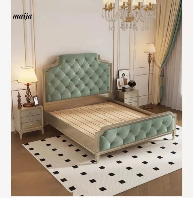 JANE FINA Vanxing Gold Velvet Bed from JANE FINA