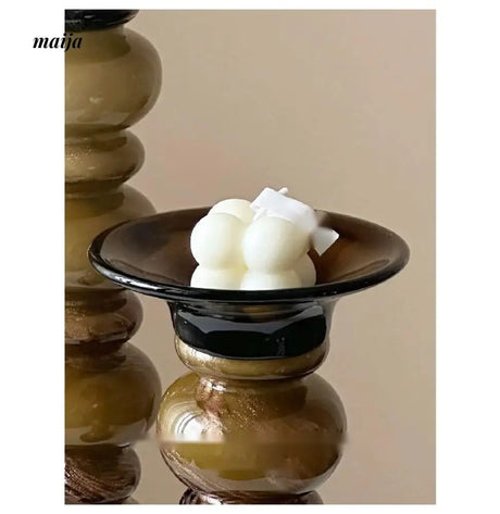 GUIFOU Gold Handmade Candle Holder from GUIFOU