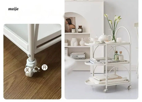 LIVINGPLUS Multi-Layer Snack Storage Cart from LIVINGPLUS