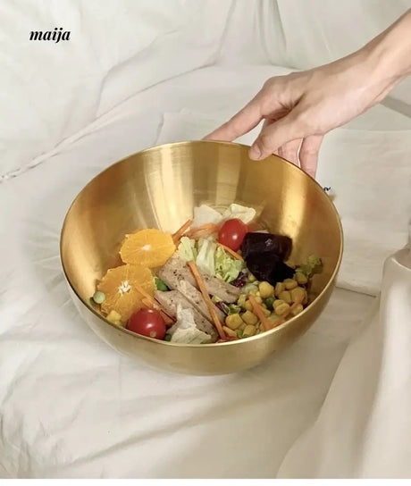 BANKE Stainless Steel Big Tableware Metal Fruit Home Use from BANKE