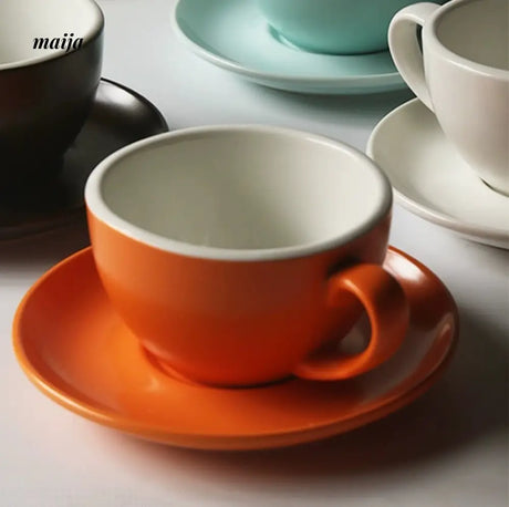 JOTO Seventeen Color Ceramic Coffee Cup Commercial Set from JOTO