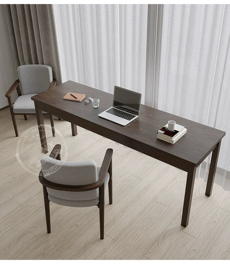 SUNX Nordic Solid Wood Desk with Drawer from SUNX
